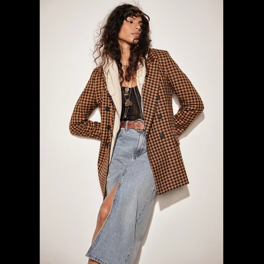 Levi's denim jean skirt gray midi pencil jeans Levi Strauss Co